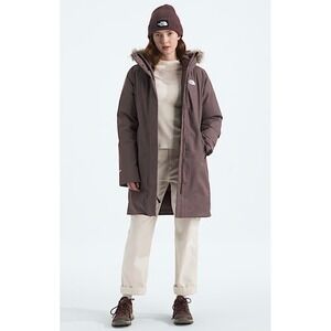 The North Face Womens Arctic Parka Brown Size XXL Winter Coat Down